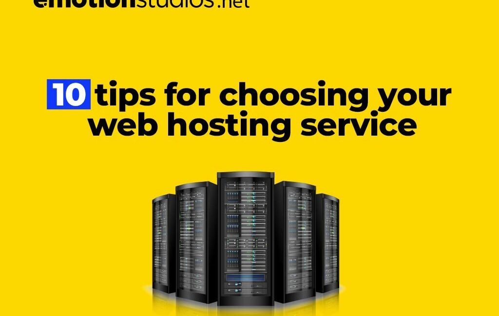 Checklist of tips for selecting a web hosting service