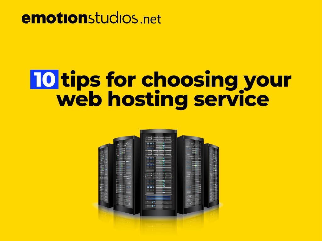 Checklist of tips for selecting a web hosting service