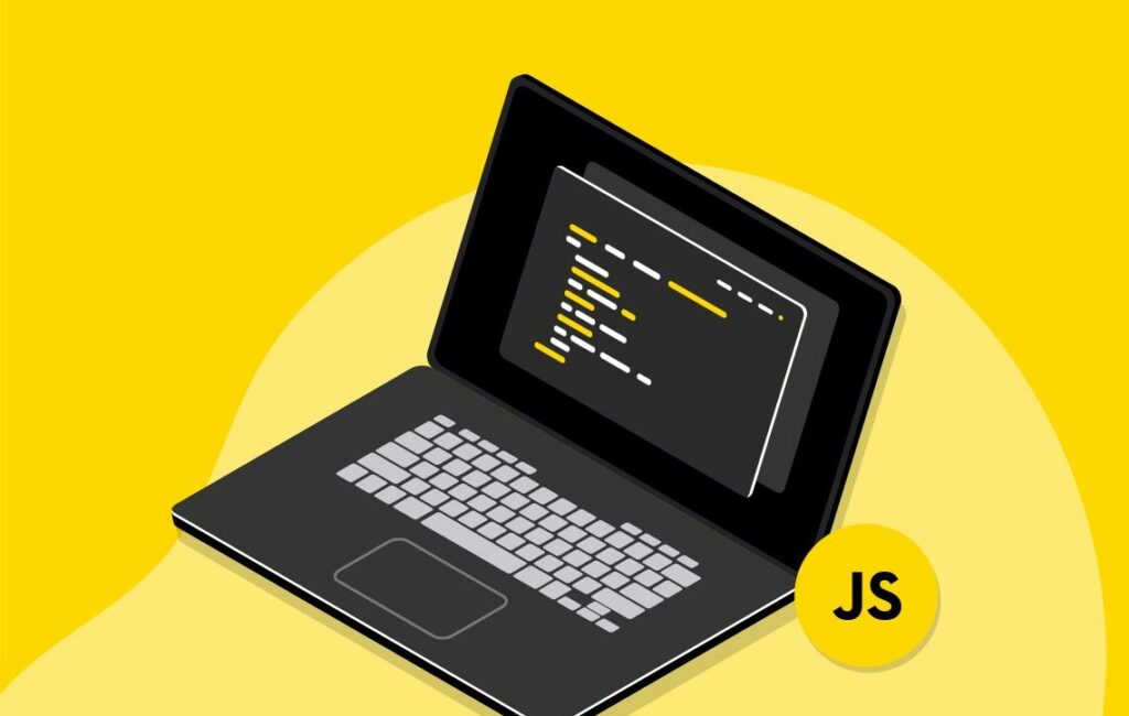 Code editor screen demonstrating clean ES6 syntax and best practices for JavaScript development.